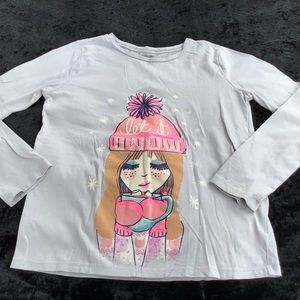 Girls long sleeved shirt